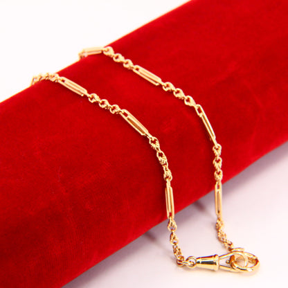 Vintage 9ct Albert Watch Guard Chain 14 INCH Chain Bracelet Yellow Gold Gift