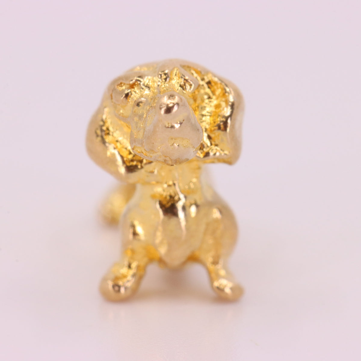 Vintage 9ct Hallmarked Gold Dachshund Sausage Dog Charm Pendant New Puppy Gift