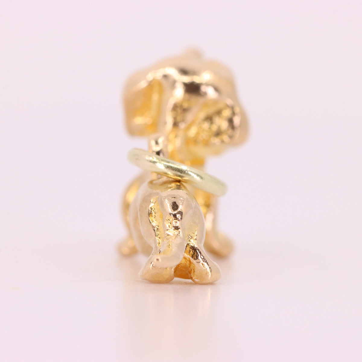 Vintage 9ct Hallmarked Gold Dachshund Sausage Dog Charm Pendant New Puppy Gift