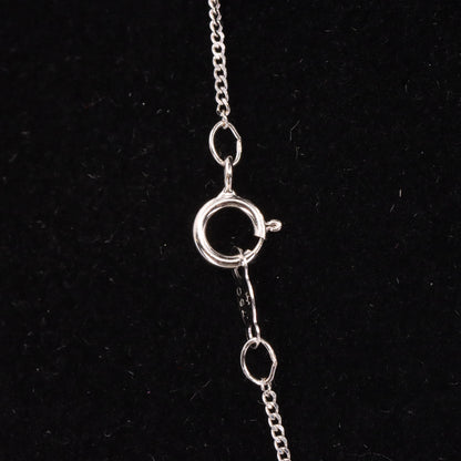 Vintage 18ct White Gold ILIANA 0.50ct Diamond 18 Inch Pendant Necklace Boxed