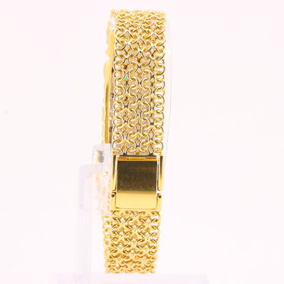 Vintage 18ct Roy Sarkin Waterfall Emerald Diamond Bracelet 8 Inch Boxed Gift