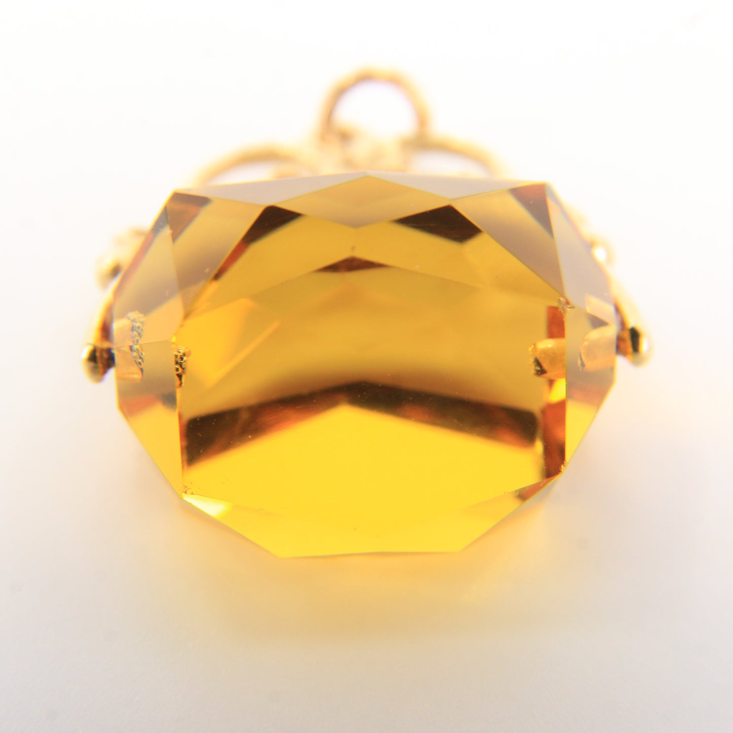 Vintage 9ct Hallmarked Gold Spinner Pendant Charm Gift