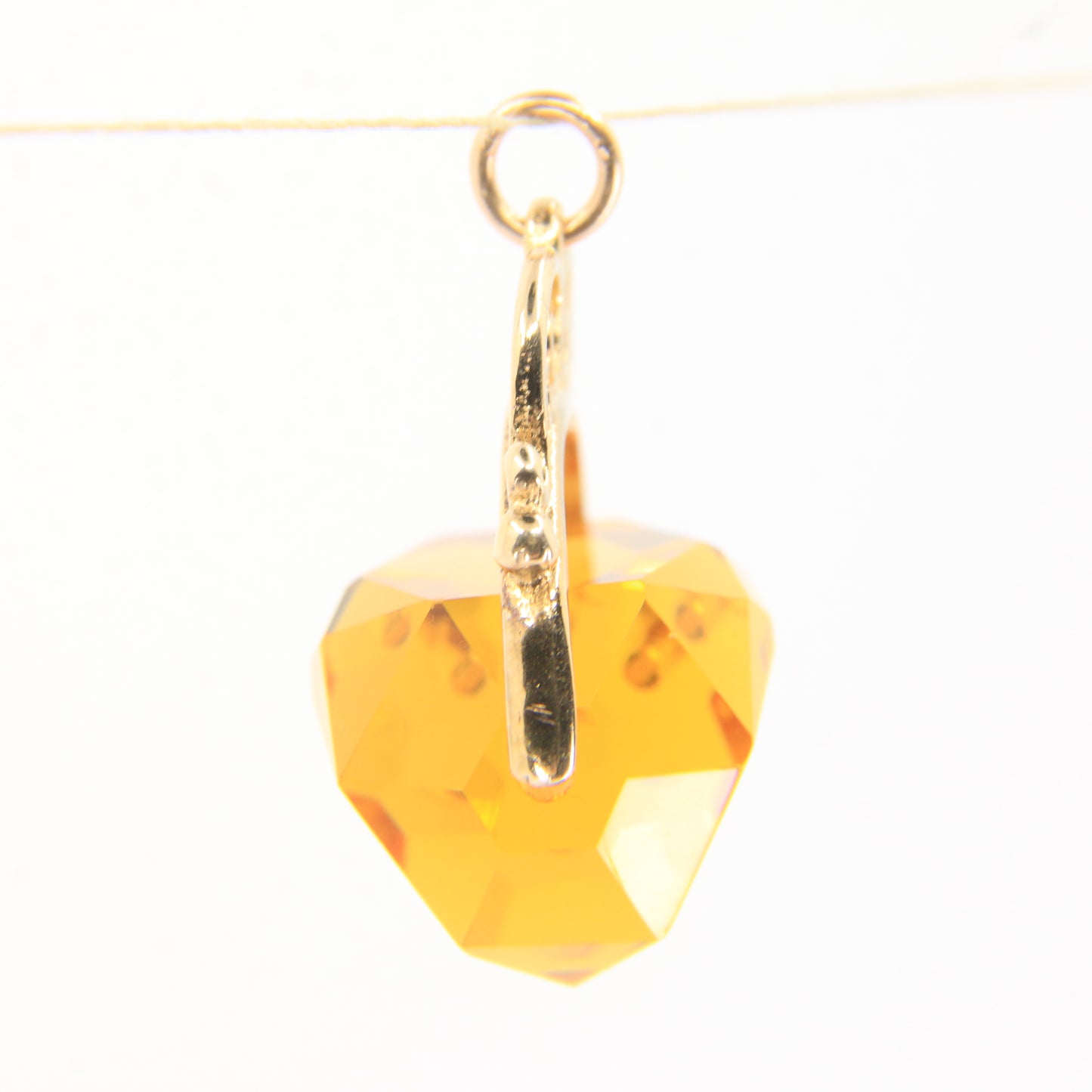 Vintage 9ct Hallmarked Gold Spinner Pendant Charm Gift