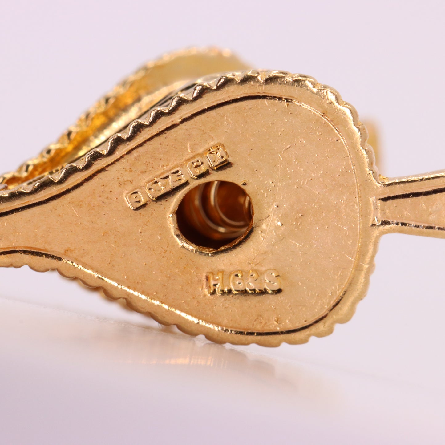 Vintage 9ct Hallmarked Gold Bellows Charm Pendant Moving Fireplace Tool Charm
