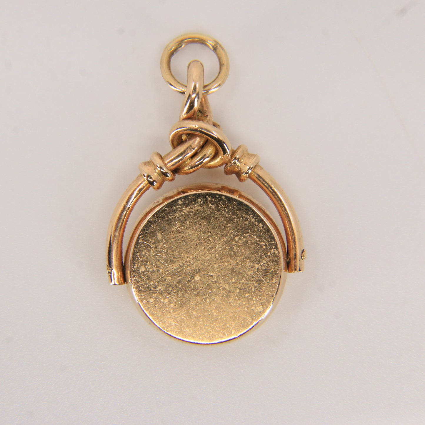 Vintage 9ct Gold Hallmarked Spinner Pendant 9 Carat Charm Gift