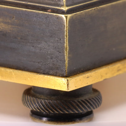 Antique Arnold & Dent London Carriage Clock Fusee Movement Bronze Case Circa 1850
