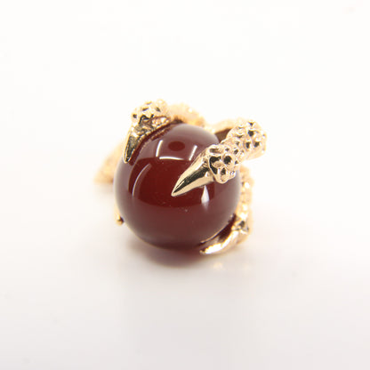 Vintage 9ct Hallmarked Gold Claw Pendant Charm Eagle Talisman Gift