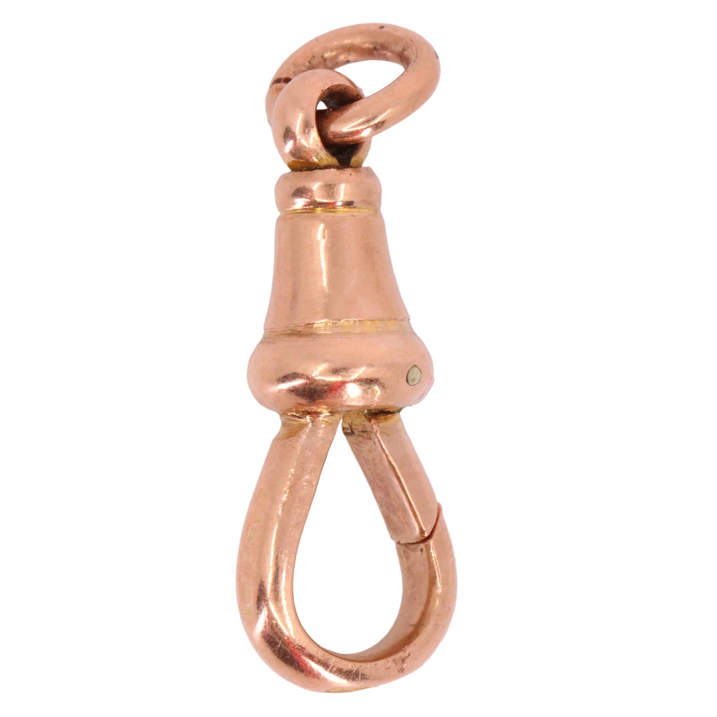 Antique 9ct Hallmarked Rose Gold Dog Clip Clasp Jewellery Finding Handpicked