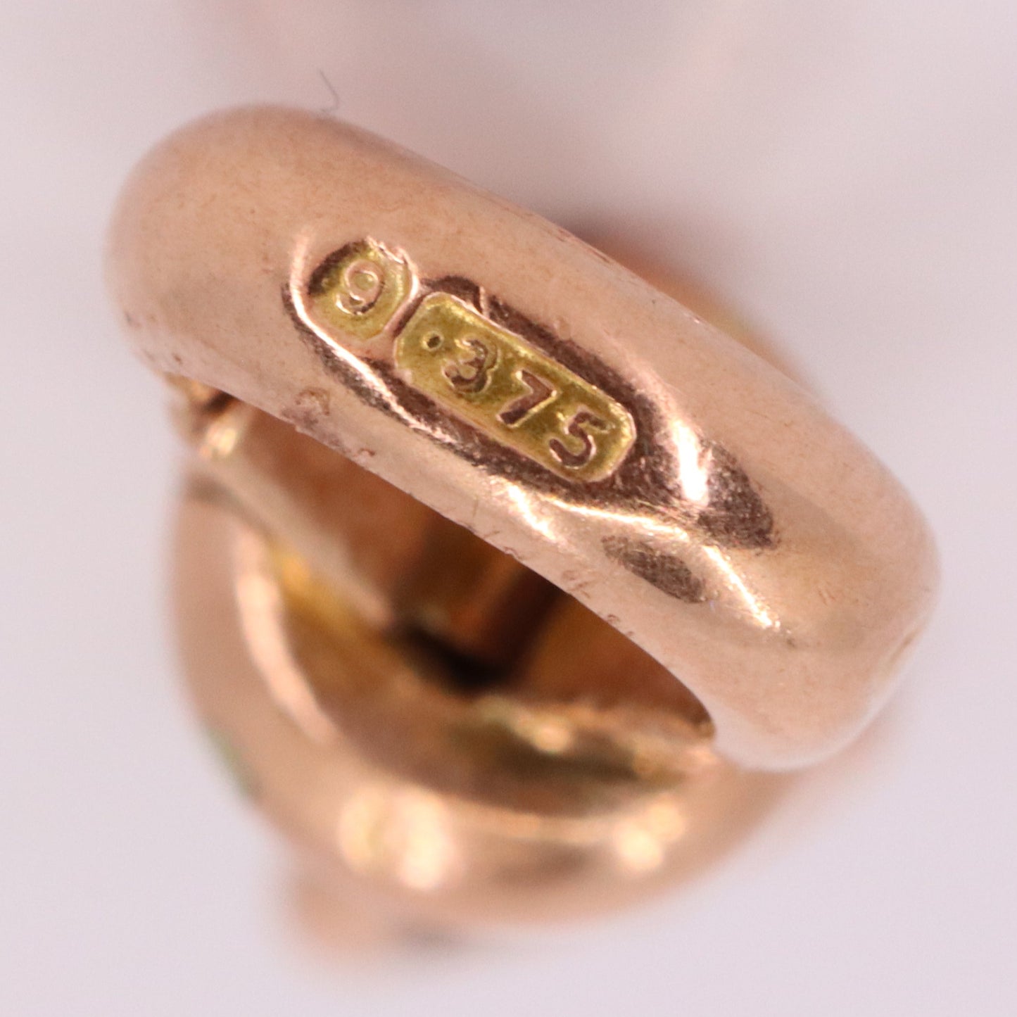 Antique 9ct Hallmarked Rose Gold Dog Clip Clasp Jewellery Finding Handpicked