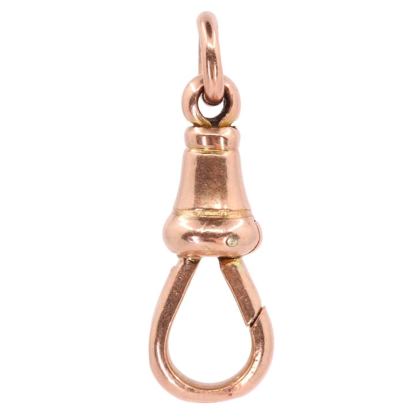 Antique 9ct Hallmarked Rose Gold Dog Clip Clasp Jewellery Finding Handpicked