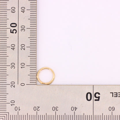 Vintage 18k Rose Gold Split Ring Suspension Loop Pendant Bail Jewellery Finding