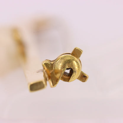 Vintage 15ct Yellow Gold Scottish Freshwater River Pearl Bar Brooch Boxed Gift