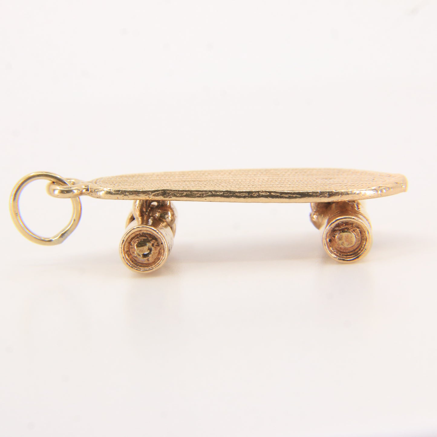 Vintage 9ct Hallmarked Gold Skateboard Charm Pendant Old School Skater Gift