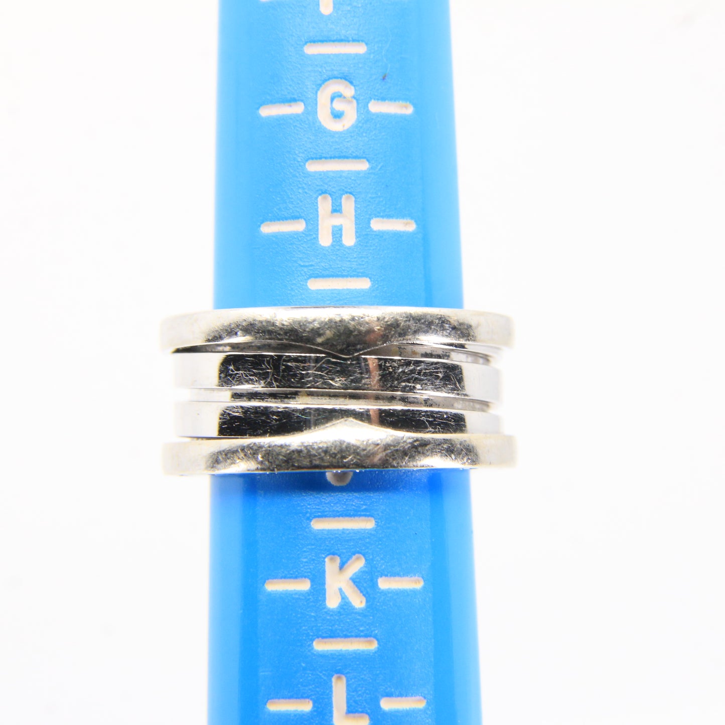 Bvlgari B Zero 1 18ct White Gold Ring UK Size J Designer Bulgari Boxed