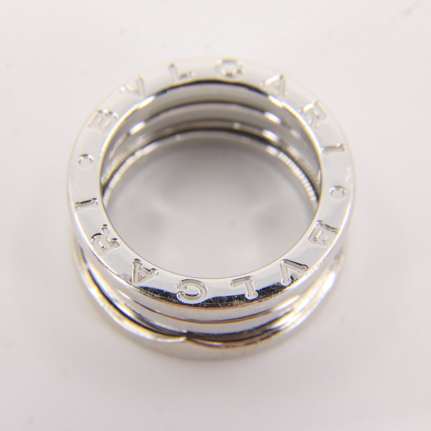 Bvlgari B Zero 1 18ct White Gold Ring UK Size J Designer Bulgari Boxed