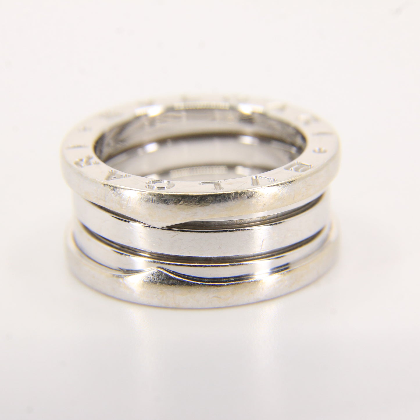 Bvlgari B Zero 1 18ct White Gold Ring UK Size J Designer Bulgari Boxed