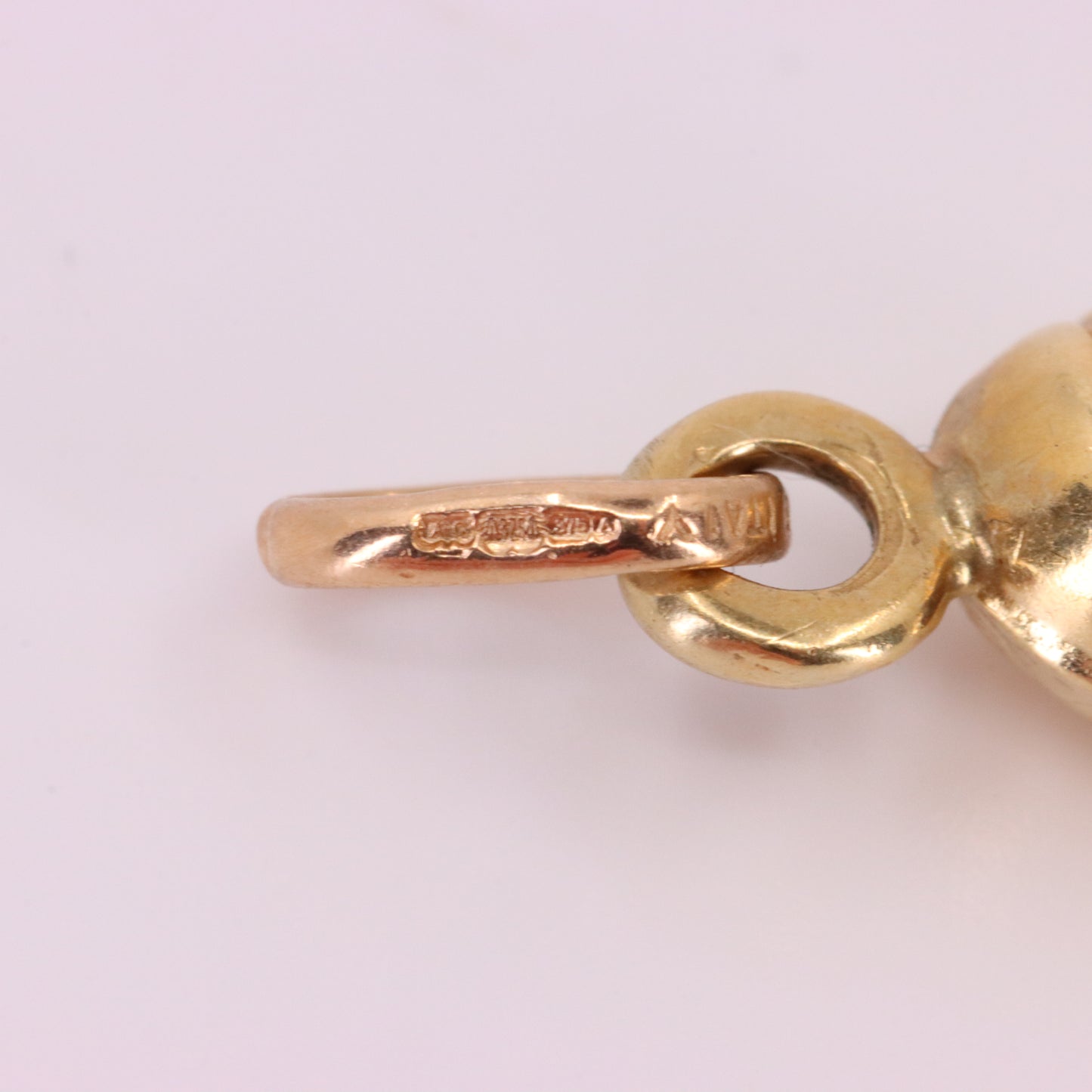 Vintage 9ct Hallmarked Gold Cornucopia Horn Of Plenty Pendant Lucky Charm Gift