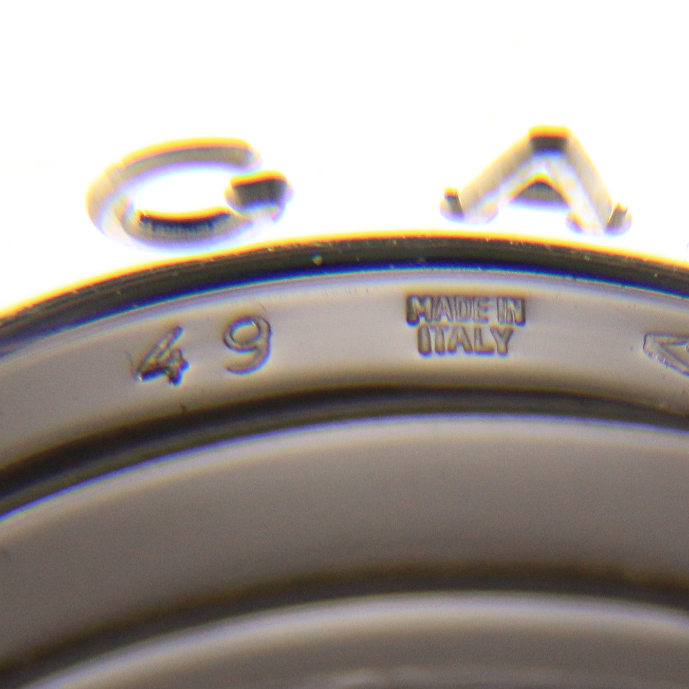 Bvlgari B Zero 1 18ct White Gold Ring UK Size J Designer Bulgari Boxed