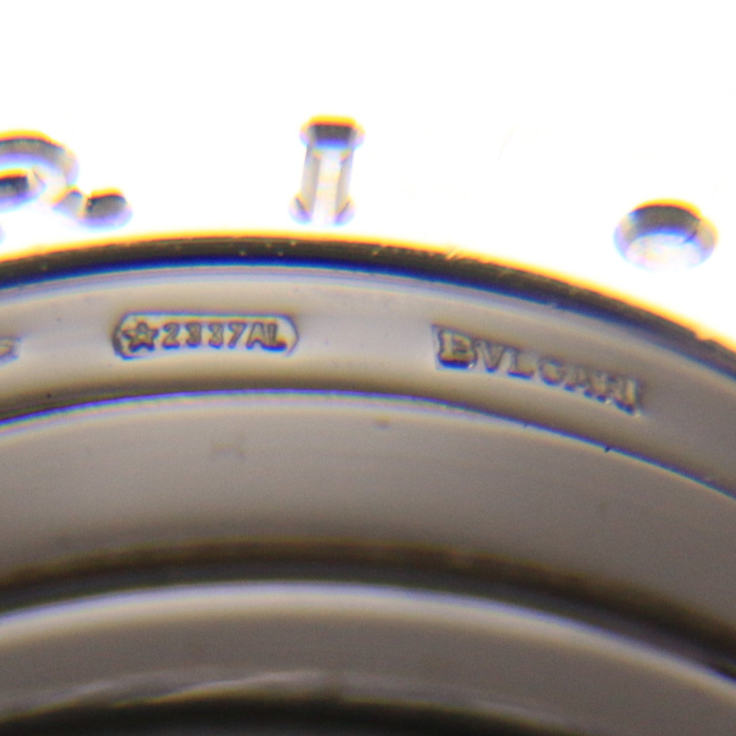 Bvlgari B Zero 1 18ct White Gold Ring UK Size J Designer Bulgari Boxed