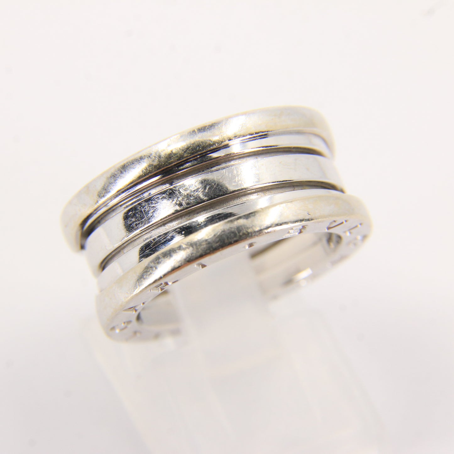 Bvlgari B Zero 1 18ct White Gold Ring UK Size J Designer Bulgari Boxed