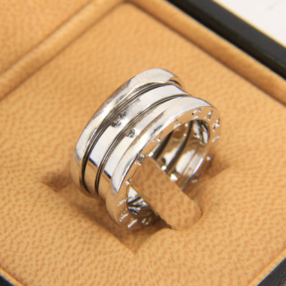 Bvlgari B Zero 1 18ct White Gold Ring UK Size J Designer Bulgari Boxed