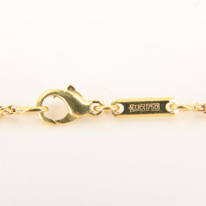 Vintage 18ct Gold Chopard Necklace 20 Inch Rope Chain Designer Yellow Gold