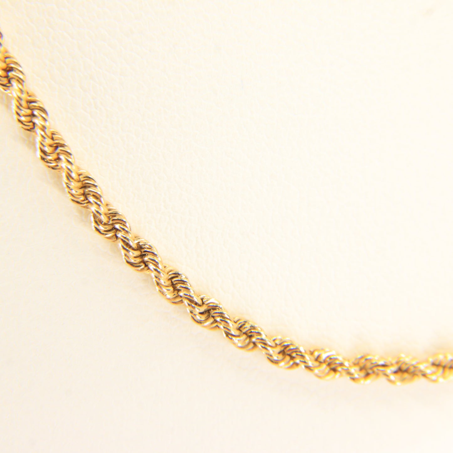 Vintage 18ct Gold Chopard Necklace 20 Inch Rope Chain Designer Yellow Gold