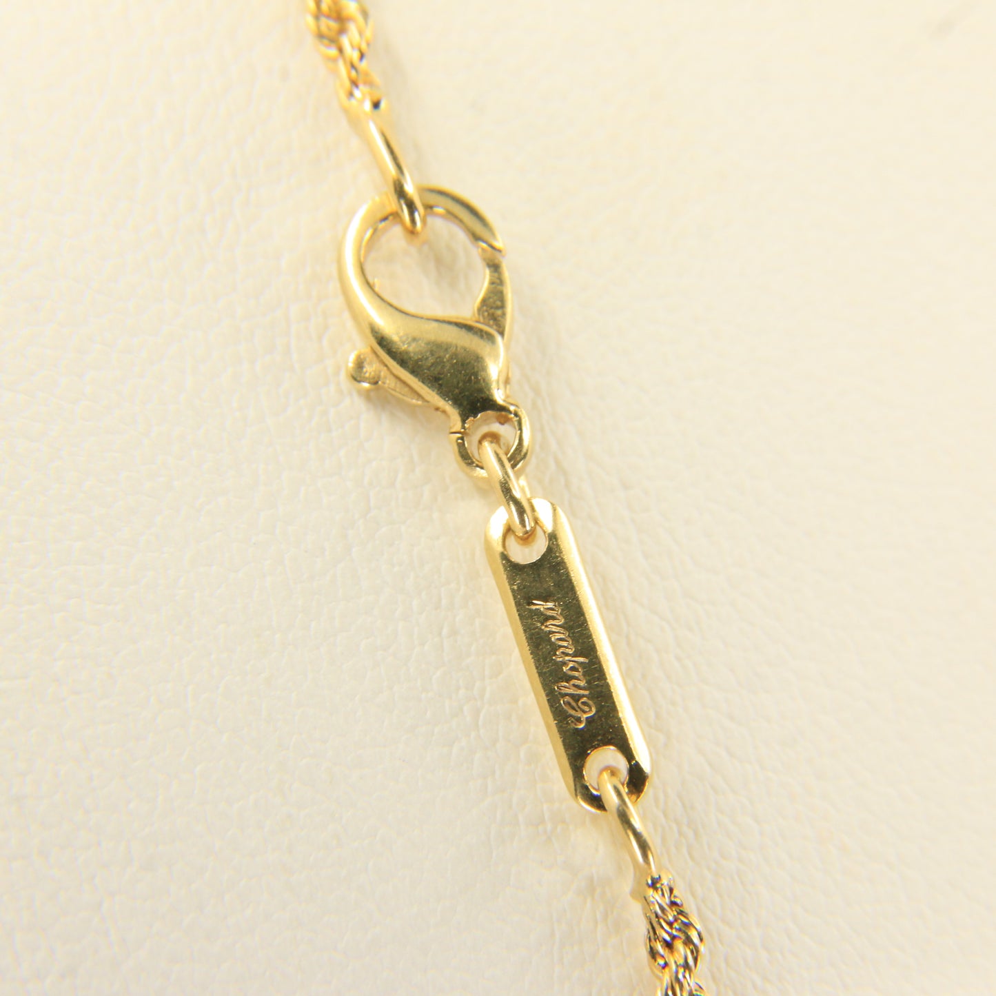 Vintage 18ct Gold Chopard Necklace 20 Inch Rope Chain Designer Yellow Gold