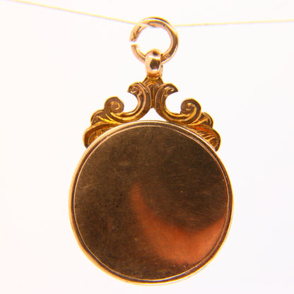 Vintage 9ct Masonic Solid Gold Fob Yellow Gold Hallmarked Birmingham 1969 Freemason Mason Pendant Loyalty Charm Gift