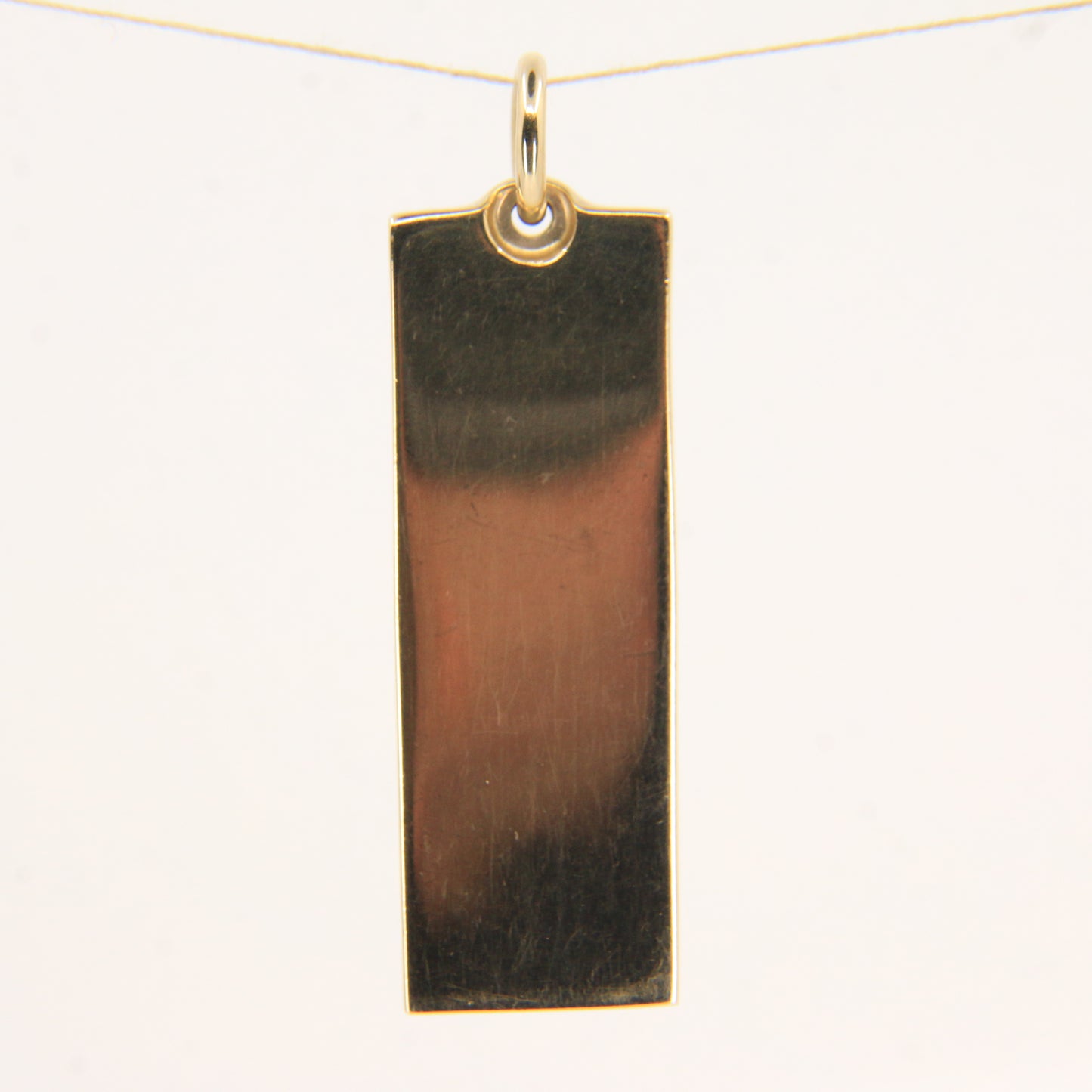 Vintage 9ct Hallmarked Gold Ingot Pendant Heavy Solid Gold London 1977 Gift