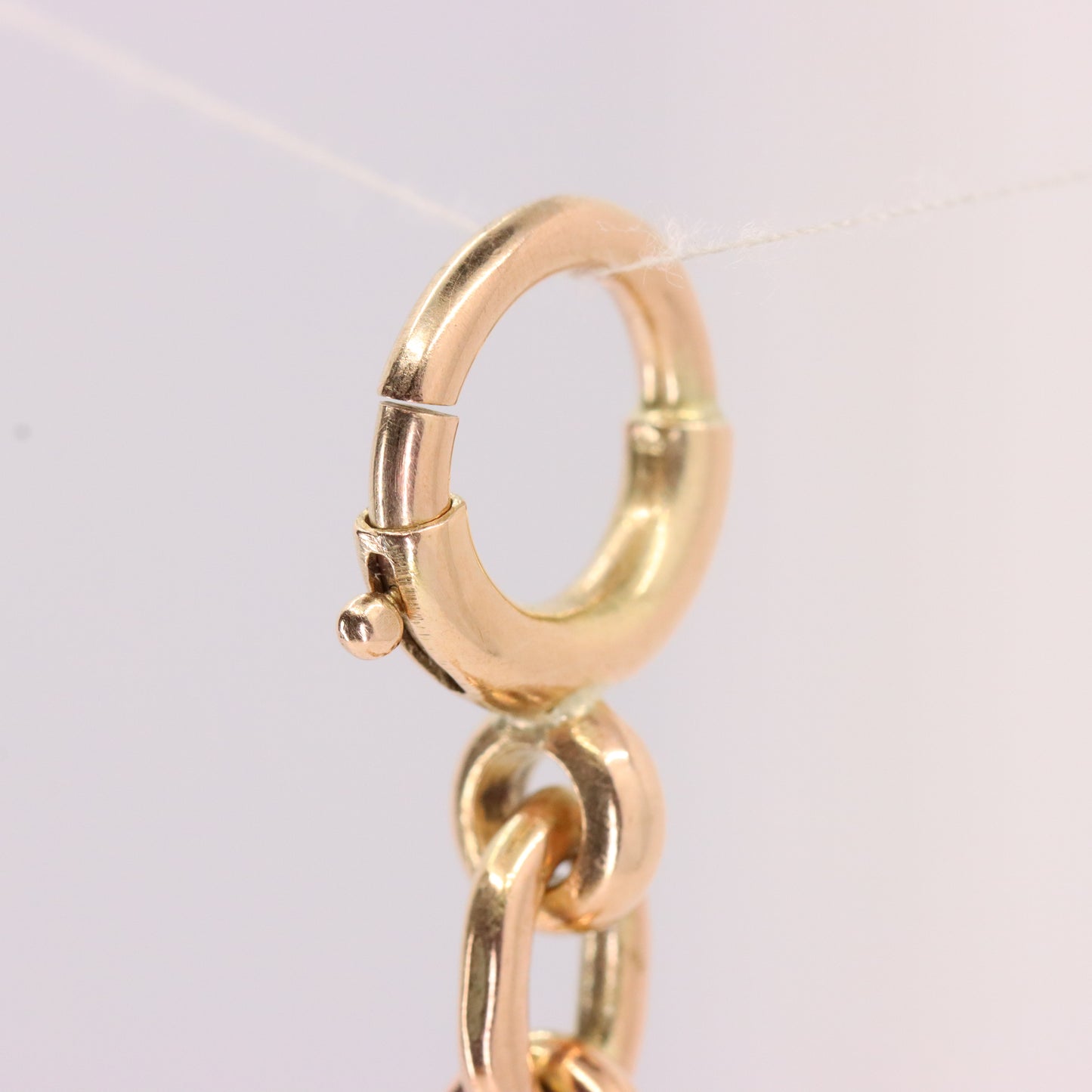 Vintage 9ct Hallmarked Yellow Gold Albert T Bar Chain 4.5 Inch Extender Pendant