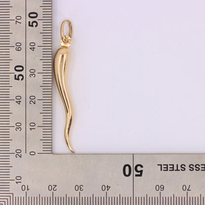 Vintage 9ct Hallmarked Gold Horn Of Plenty Lucky Talisman Pendant Charm Gift