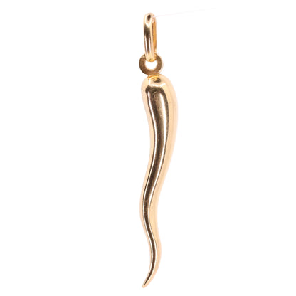 Vintage 9ct Hallmarked Gold Horn Of Plenty Lucky Talisman Pendant Charm Gift