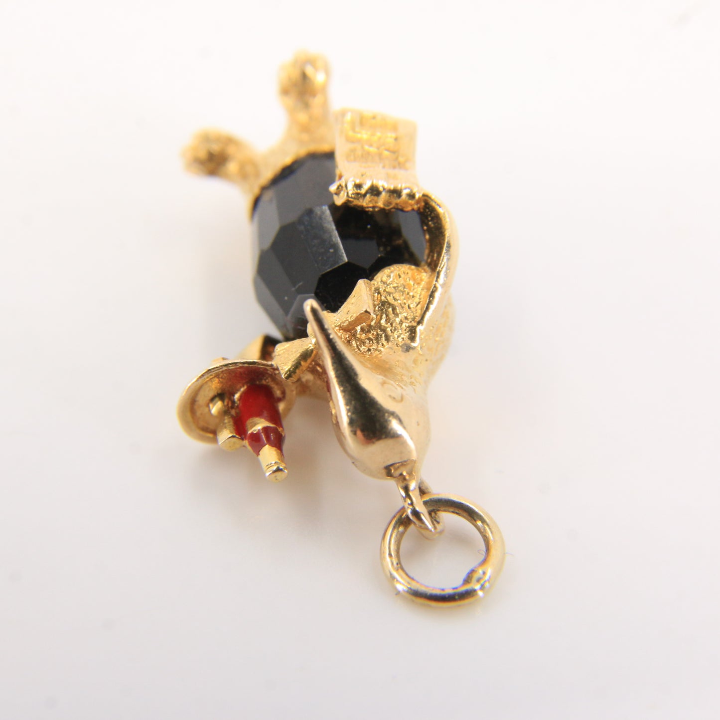 Vintage 9ct Hallmarked Gold Penguin Butler Charm Pendant Animal Themed Gift