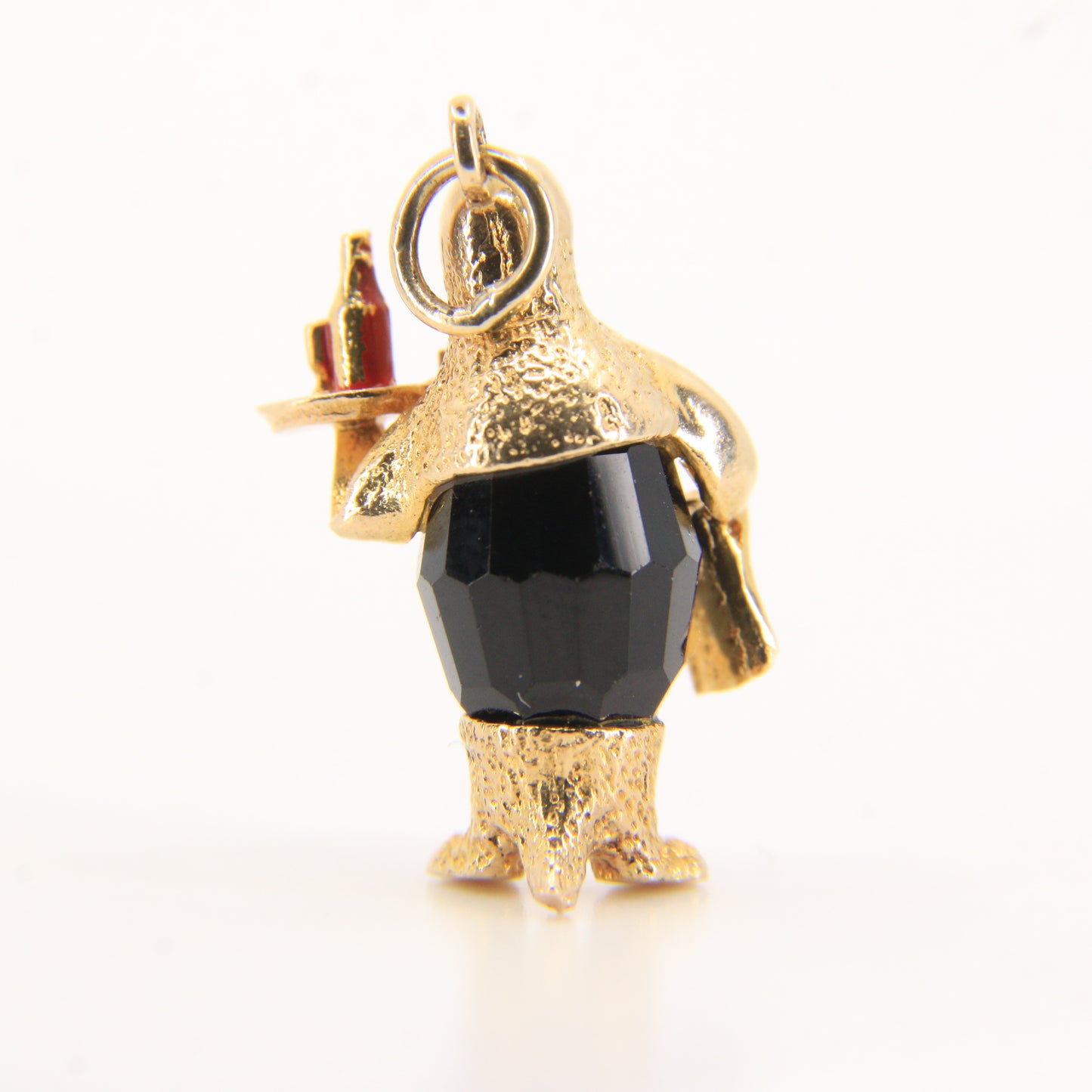 Vintage 9ct Hallmarked Gold Penguin Butler Charm Pendant Animal Themed Gift