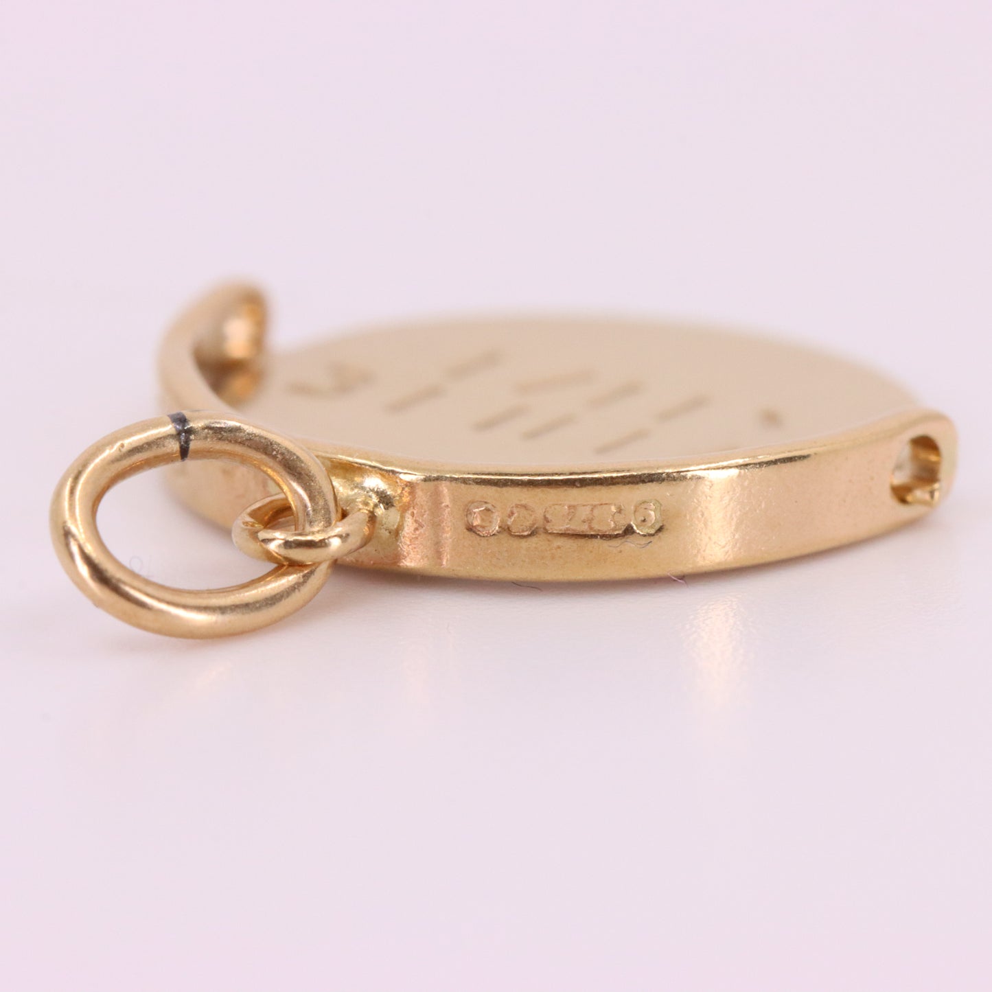 Vintage 9ct Hallmarked Jensen Happy Birthday Secret Message Spinner Charm Gift