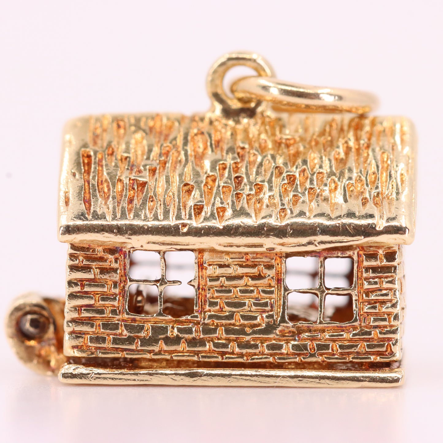 Vintage 9ct Hallmarked Gold Opening House Charm New Home Housewarming Pendant Gift
