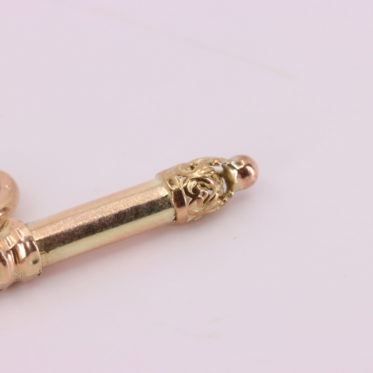 Antique 9ct Gold Albertina T Bar Pendant Charm Watch Chain Jewellery Finding