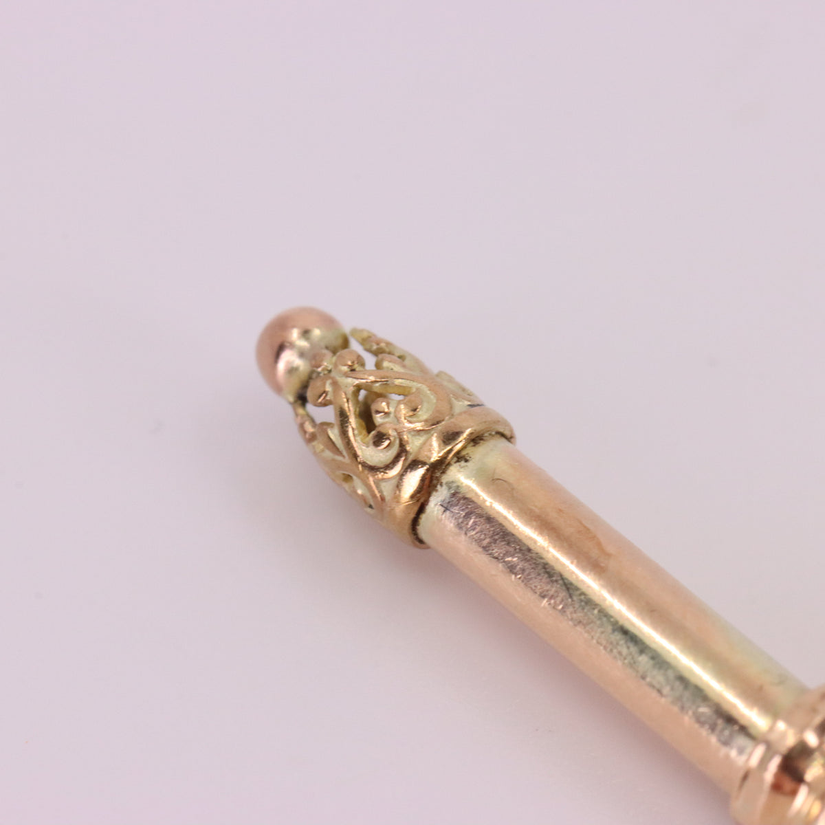 Antique 9ct Gold Albertina T Bar Pendant Charm Watch Chain Jewellery Finding