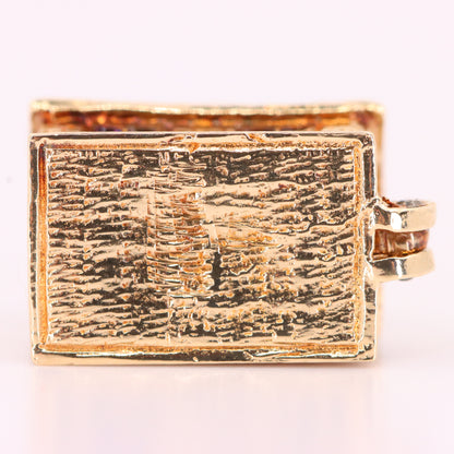 Vintage 9ct Hallmarked Gold Opening House Charm New Home Housewarming Pendant Gift
