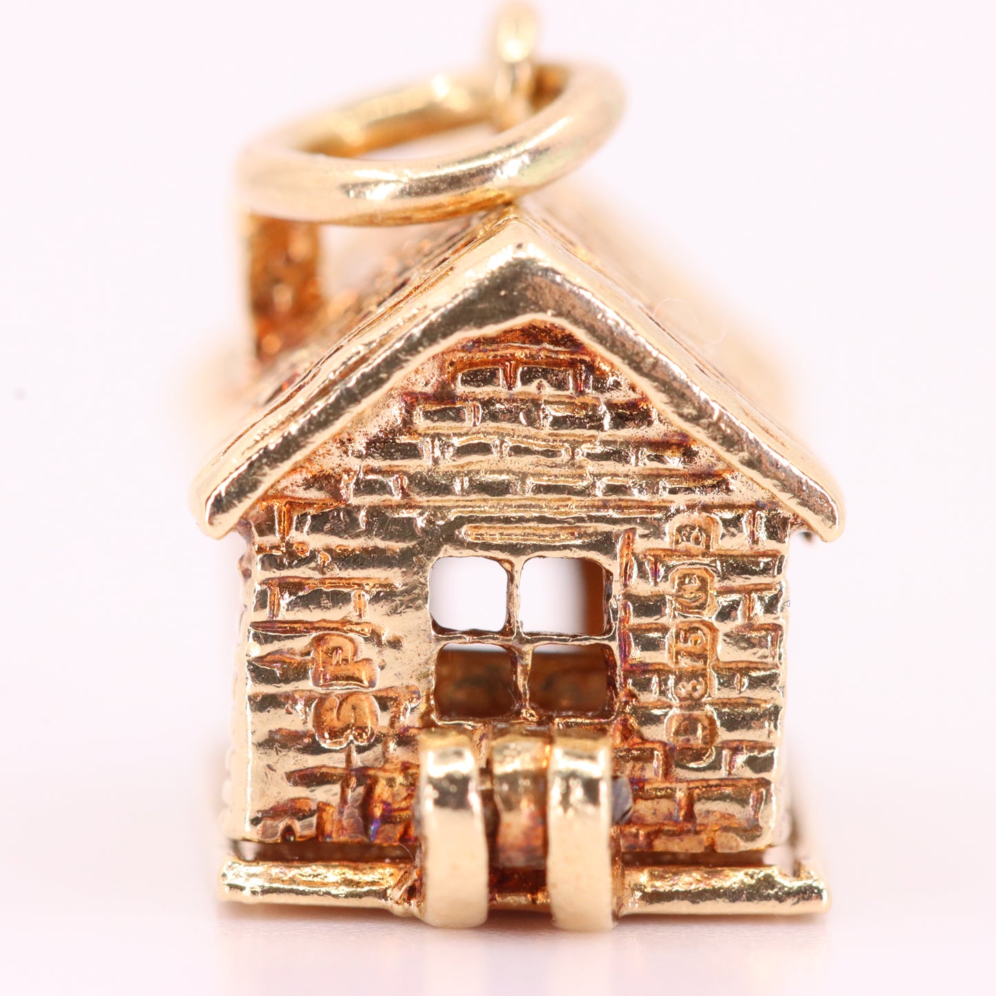 Vintage 9ct Hallmarked Gold Opening House Charm New Home Housewarming Pendant Gift
