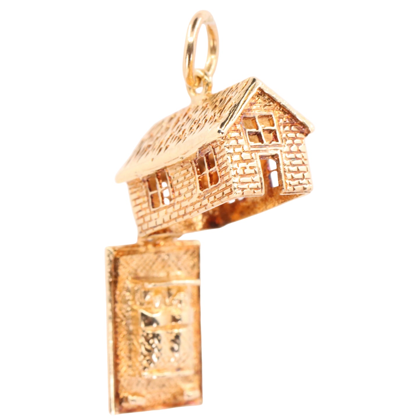 Vintage 9ct Hallmarked Gold Opening House Charm New Home Housewarming Pendant Gift