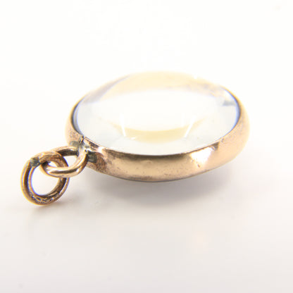 Antique 9ct Gold Queen Victoria Portrait Double Sided Pendant Charm