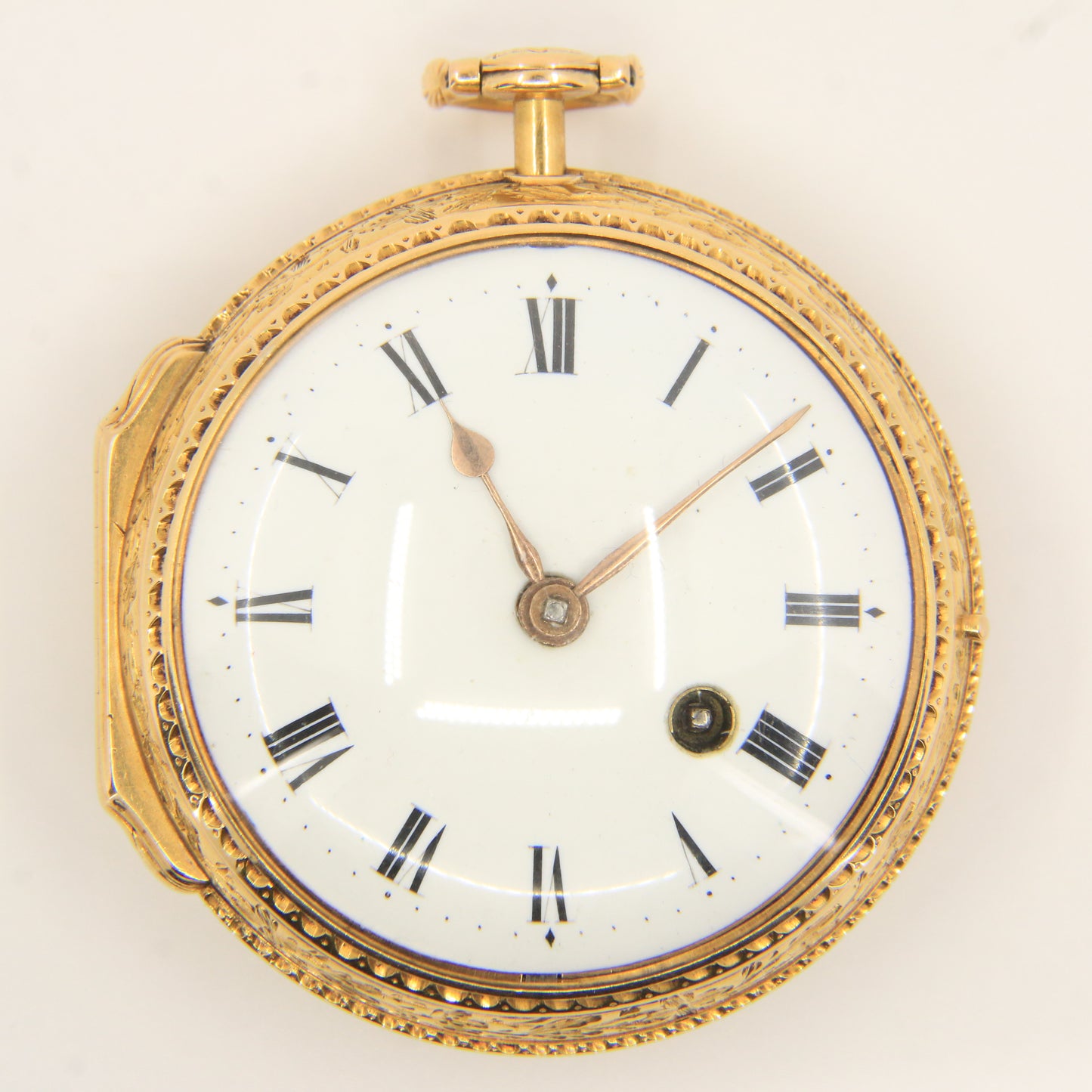Antique 22ct Gold Verge Pocket Watch William Story London 1768 Skeletonized