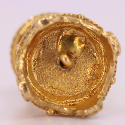 Vintage 9ct Hallmarked Gold Mantel Clock Charm Pendant Miniature Collectable Gift