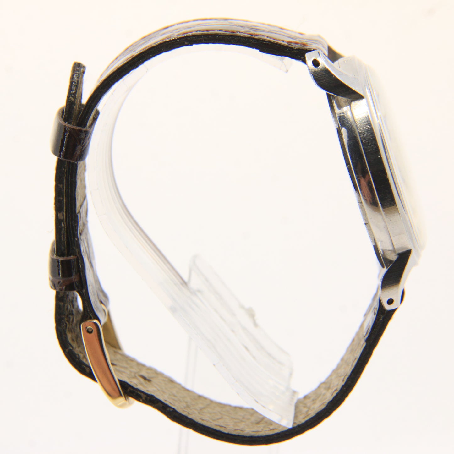 Vintage Alpina Cal 598 Stainless Steel Wristwatch With Small Seconds circa 1950s