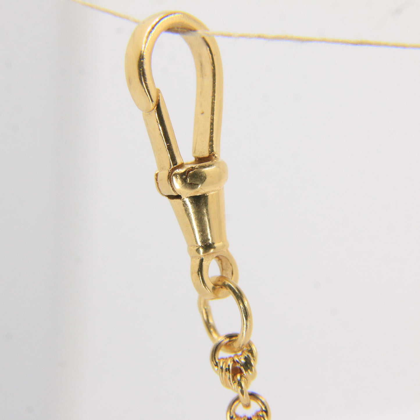 Antique 18ct Hallmarked Gold Pocket Watch Albert Chain 14 Inch Yellow Gold Gift