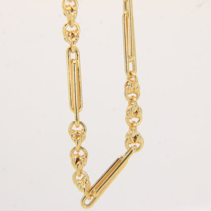 Antique 18ct Hallmarked Gold Pocket Watch Albert Chain 14 Inch Yellow Gold Gift