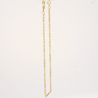 Antique 18ct Hallmarked Gold Pocket Watch Albert Chain 14 Inch Yellow Gold Gift