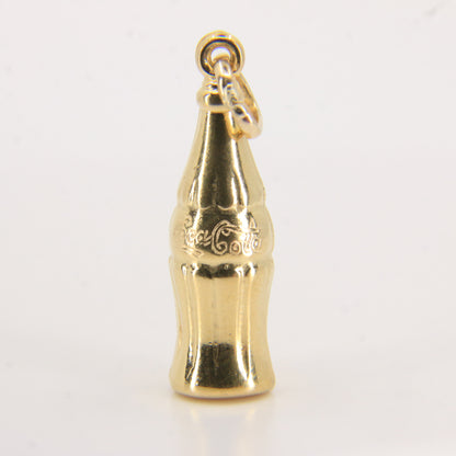 Vintage 9ct Hallmarked Gold Coca Cola Bottle Charm Collectable Pendant Gift